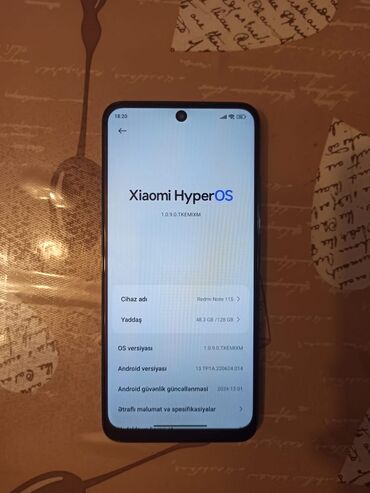 cennet almasi murebbesi: Redmi not11s ekranı 1 dəfə dəyişib barmaq izi isləmir başqa problemi