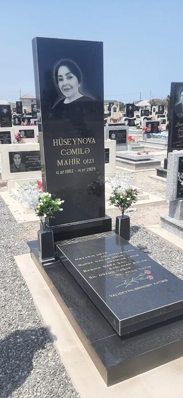 Başqa xidmətlər: Hər növ qəbir daşlarının sifarişi və guraştirmasi qəbul olunur — 9