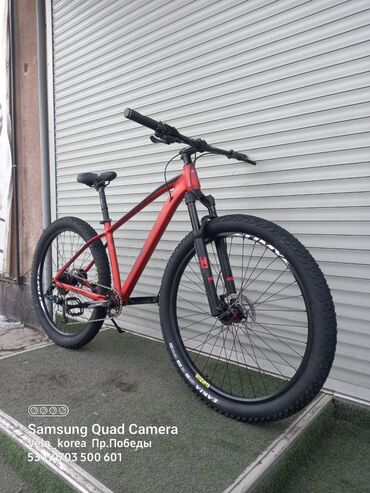 красный женьшень: Горный велосипед √17 рама, 29 колёса,гидравлические тормоза
