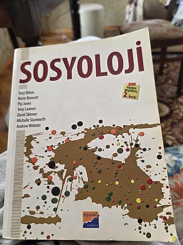 Tədris ədəbiyyatı: Məhsul: “Sosyoloji” – Gözdən keçirilmiş 2-ci bASKI (Siyasal Kitabevi) — 1