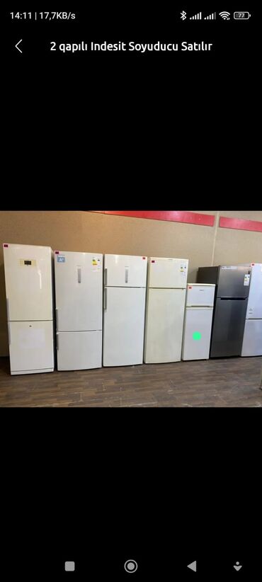 Soyuducular: 2 qapılı Indesit Soyuducu Satılır