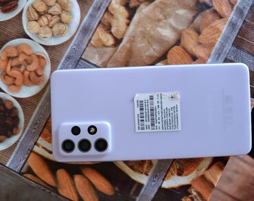 Samsung: Samsung Galaxy A53, 256 GB, rəng - Bənövşəyi, Barmaq izi