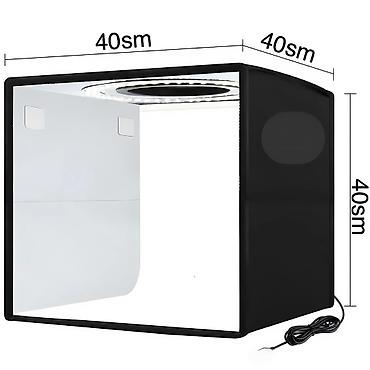 irshad electronics: Mövzu foto çəkilişi üçün fotoboks, 40x40x40 sm Xüsusiyyətlər Brend — 2