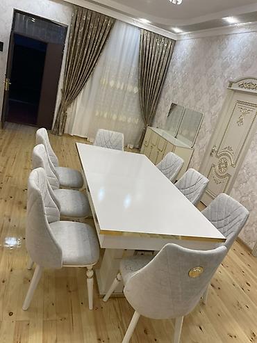 Yemək otağı üçün modern dəst – yüksək keyfiyyətli masa və stullarla - lalafo.az -da Yemək otağı üçün modern dəst – yüksək keyfiyyətli masa və stullarla -