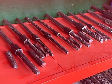 Другие строительные материалы: Резьбовые муфты для механического соединения арматуры, все размеры в — 6