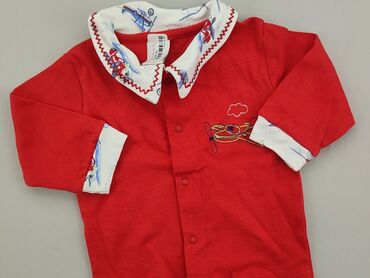 czerwone spodnie dla chłopca: Cardigan, 6-9 months, condition - Ideal