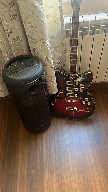 Спорт и хобби: Məhsul: Jolana yarım-hollow elektrik gitara Xüsusiyyətlər: - Korpus — 2