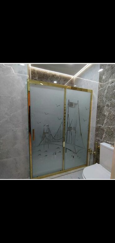 Duş kabinaları, arakəsmələr: Yeni Üstü açıq kabina, Düzbucaqlı, Pulsuz çatdırılma — 12