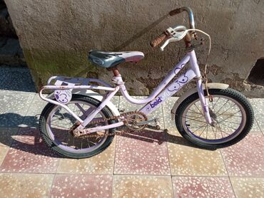 ağ uşaq krosovkaları: İki təkərli Uşaq velosipedi 16", sürətlərin sayı: 1