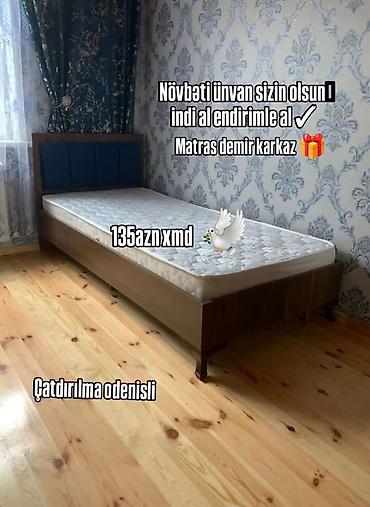Çarpayılar: Yeni, Təknəfərlik çarpayı, Matras ilə — 1