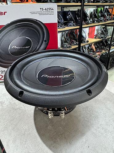 оригинальные: Оригинальный сабвуферный динамик Pioneer! 10 дюймов 
25см — 9