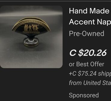 Ostalo posuđe: Grcki vintaz nov drzac salveta. Drzac salveta ili za dekoraciju rucni — 3