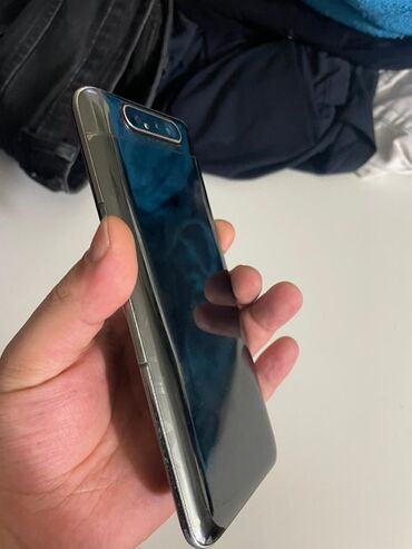 samsung a70 ekran qiymeti: Samsung Galaxy A80, 128 GB, rəng - Qara, Barmaq izi