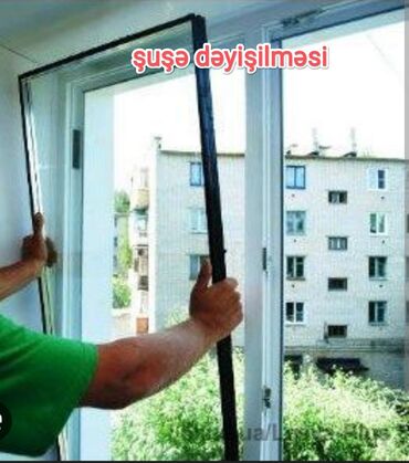 Pəncərələrin təmiri: Pəncərə və qapıların aydin-aşkar zədələnməsini təmir edirik, evdəki — 6