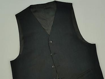 pull i bear bluza: Męska kamizelka garniturowa, klasyczna - Krój: jednorzędowa, zapinana — 1