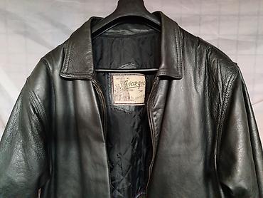 kaputi sa kapuljačom: Muška kožna jakna GIORGIO PRESTIGE (Prirodna koža) - Veći broj (L/XL) — 5