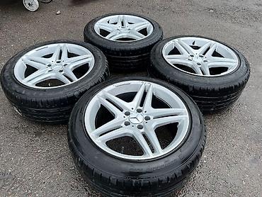 Транспорт: Литые Диски R 18 AMG, Комплект, отверстий - 5, Б/у — 3
