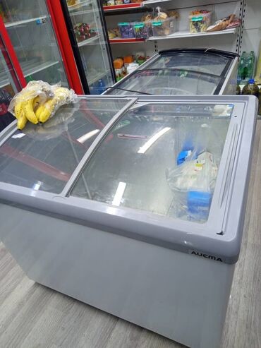 холодильное оборудования: Морозильный ларь AUCMA с раздвижными стеклянными крышками - Тип