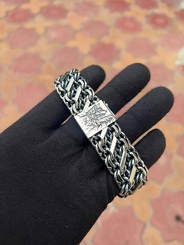 Серебряные цепочки: Серебряная цепь "Византия" 85гр, 58 см ручная работа, серебро 925 — 5