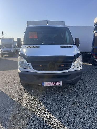 будка от спринтера: Mercedes-Benz Sprinter тентованный бортовой грузовик (двойная кабина) — 1