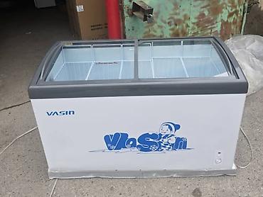 Морозильные шкафы, лари: Морозильный ларь XINGX с панорамными раздвижными стеклянными крышками — 34