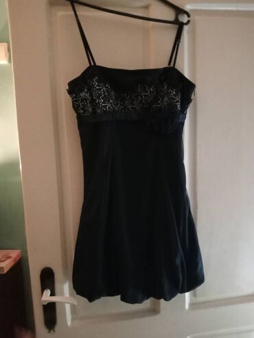 haljina crne boje: Dolce Vita L (EU 40), bоја - Tamnoplava, Koktel, klub, Na bretele