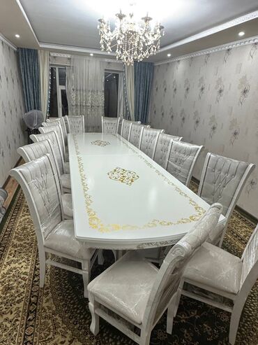 Столы и стулья для зала: Стол и стул для зала, Новый, цвет - Белый — 5