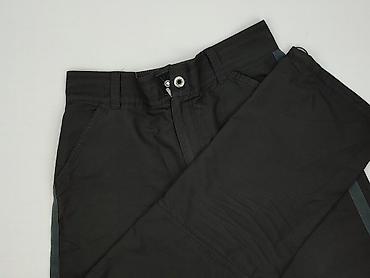 czarne cargo pull and bear: Domyos, Spodnie materiałowe damskie, rozmiar L — 1