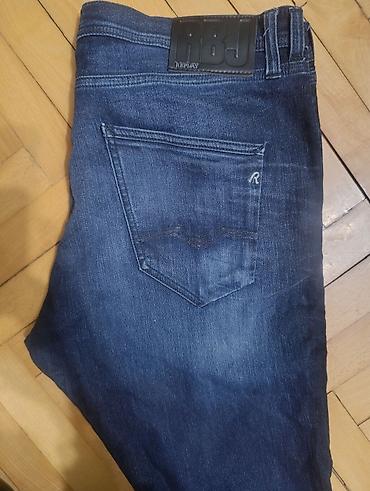 Farmerke: Replay muške farmerke RBJ - Model: RBJ (kožni label na pojasu) - — 3