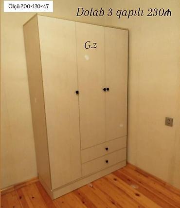 Düz dolab, Yataq otağı üçün, Paltar üçün, 3 qapılı lalafo.az -da Düz dolab, Yataq otağı üçün, Paltar üçün, 3 qapılı
