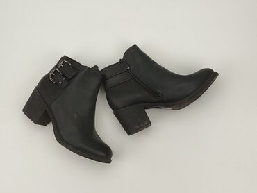 bluzki z bufiastymi rękawami czarne: Ankle boots for women, 37, condition - Very good