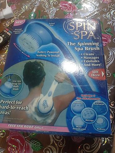 canavar dərisi: Spin Spa – Batareya ilə işləyən fırlanan spa fırçası Xüsusiyyətlər: - — 2
