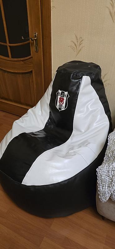işləmiş mebelər: İşlənmiş, Pufik-kreslo, Süni dəri, Çatdırılma yoxdur — 3