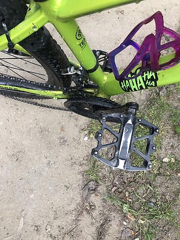 Dağ velosipedləri: BTMX GTR dağ velosipedi - Çərçivə: yüngül alaşımlı, lime-yaşıl rəng — 11