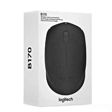 Kompjuterski miševi: Logitech B170 bežični miš - Pouzdana bežična veza: 2.4 GHz sa USB — 1