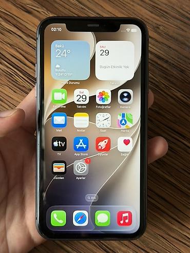 IPhone 11, 128 GB, Qara, Face ID