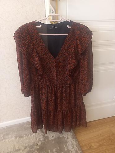 qara etek: Gündəlik don, Midi, Bershka, M — 1