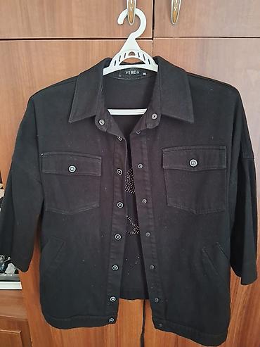 VERDA qadın overshirt/kardiqan - Rəng: qara - Material: qalın