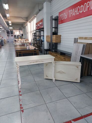 Столы для зала: Стол трансформер "Классика" в комплекте 5 вкладок удлиняется до три — 2