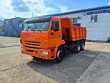 Самосвал КАМАЗ 6x4 (оранжевый) - Колесная формула: 6x4 - Тип кузова