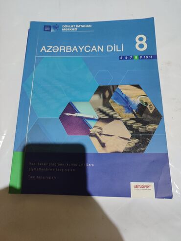 azerbaycan dili dim 8 ci sinif: Azərbaycan dili dim 8 cı sinif kitabı.Dənəsi 1.50 azn dı. Kitabın