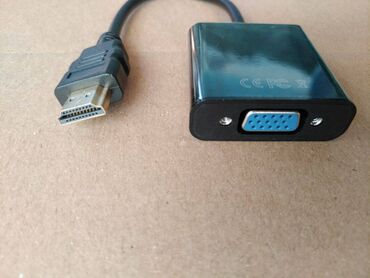 Другие аксессуары для компьютеров и ноутбуков: Переходник конвертер HDMI Port (папа) на VGA (мама) Цена 400сом