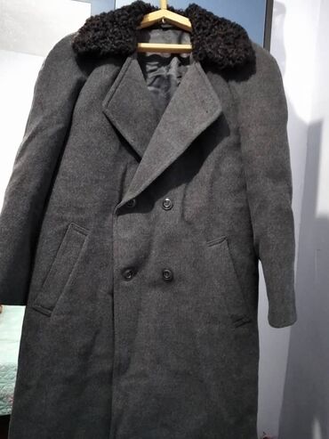 Пальто 5XL (50), цвет - Серебристый