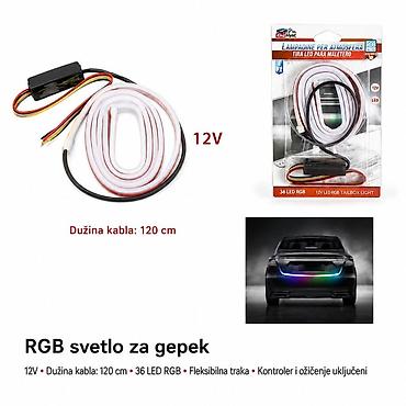 KMT RGB dekorativno svetlo za auto gepek, 36 LED - Brend: Kmt style -