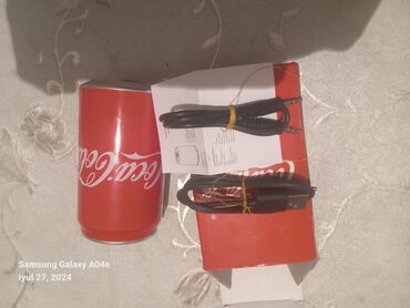 ses guclendirici usilitel: Coca-Cola Speaker İdealdi Zaretka Saxlayir Karapka içinde verilecek