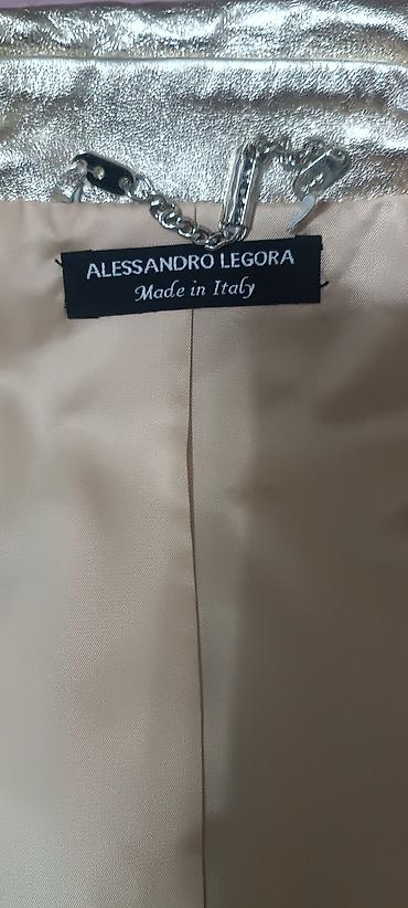 косуха: Женская куртка-косуха Alessandro Legora, Made in Italy. - Материал — 1