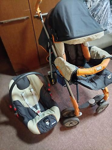 Komplet za bebu: kolica + auto-sedište/nosiljka - Kolica sa velikom