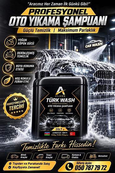 avtomobil azerbaycan: A CLASS TÜRK WASH – Peşəkar Oto Yuma Şampunu - Yeni formul: güclü — 1