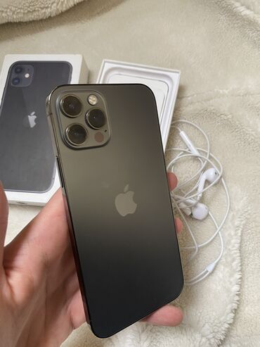 i̇kinci əl telefonlar: IPhone 12 Pro, 128 GB, Graphite, Face ID, Sənədlərlə, Zəmanət