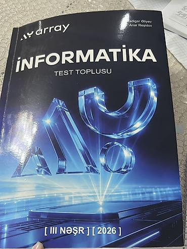 Testlər: Məhsul: “İnformatika – Test Toplusu” (Array) Nəşr: III nəşr, 2026 — 1